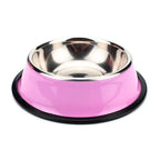 Stainless Steel Pet Feeding Bowl Set