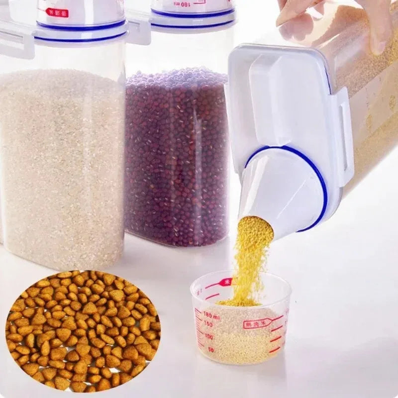 Airtight Pet Food Container with Scoop