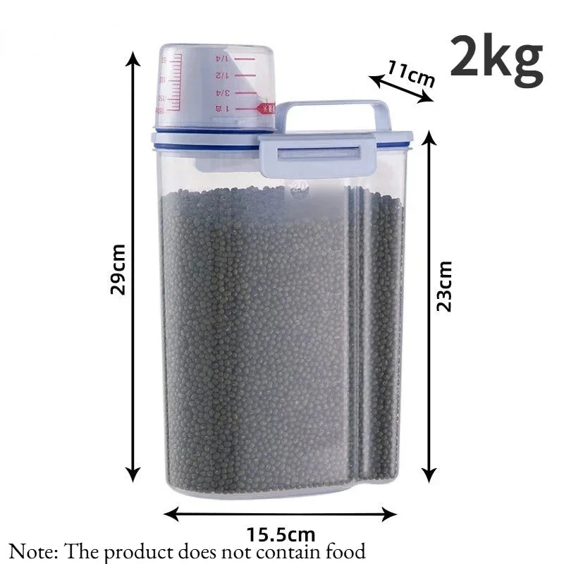Airtight Pet Food Container with Scoop