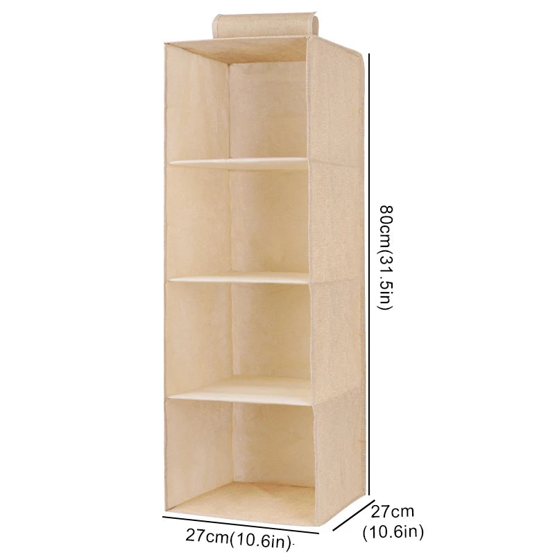 Hanging Closet Organizer for Wardrobe Storage
