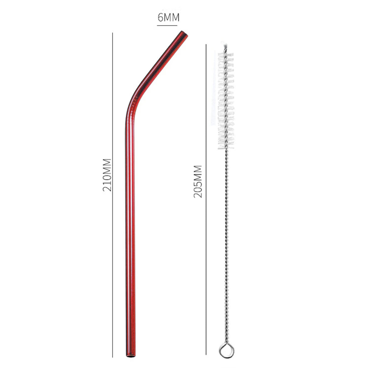 Stainless Steel Reusable Straws with Cleaning Brush