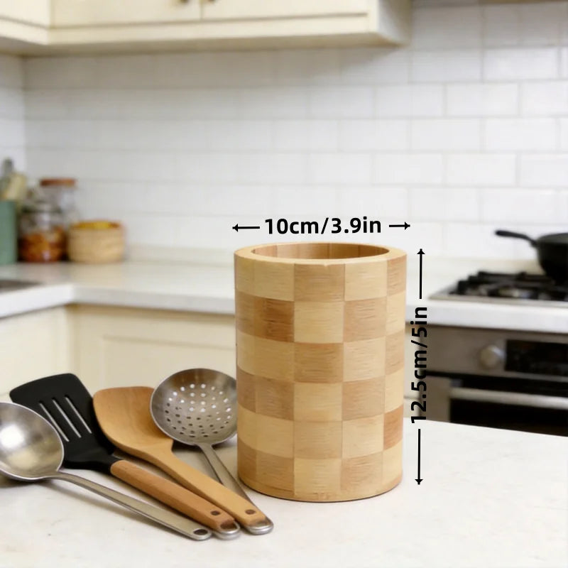 Bamboo Kitchen Utensil Holder
