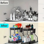 Under-Sink Pull-Out Storage Organizer