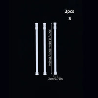 Adjustable Tension Rod Closet Organizer, Set of 3