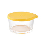 Round Glass Food Storage Containers, Set of 4