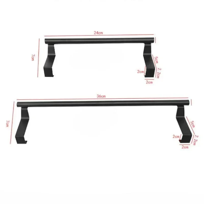 Over-the-Door Towel Rack, No-Drill
