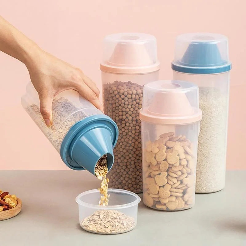 Airtight Cereal & Snack Storage Dispenser