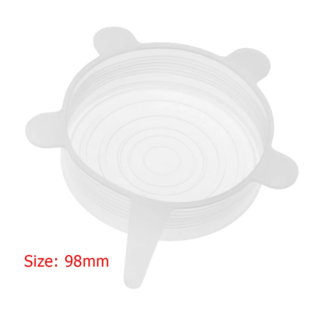 Silicone Stretch Lids, Set of 6