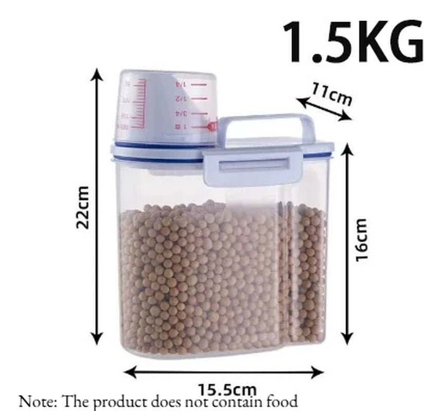 Airtight Pet Food Container with Scoop