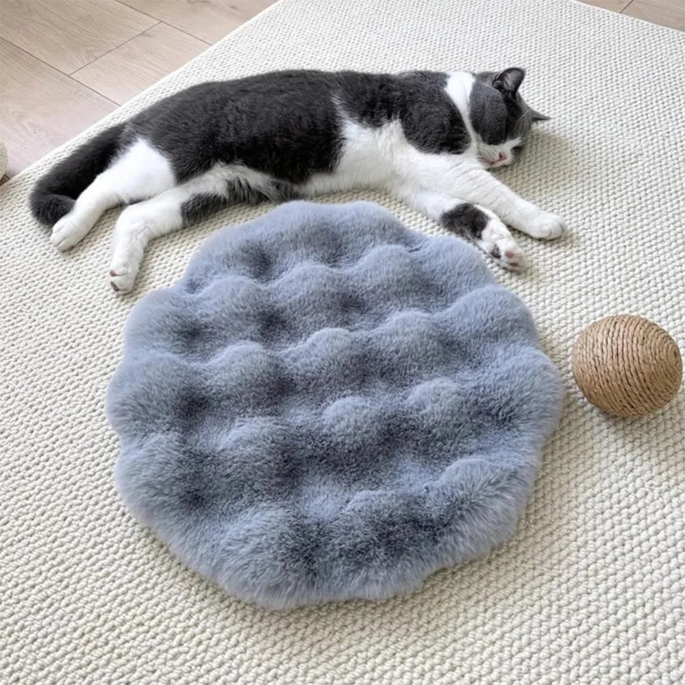 Washable Round Pet Bed Mat, Non-Slip