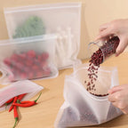 Reusable Silicone Food Storage Bags, Leakproof