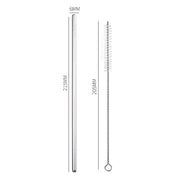Stainless Steel Reusable Straws with Cleaning Brush