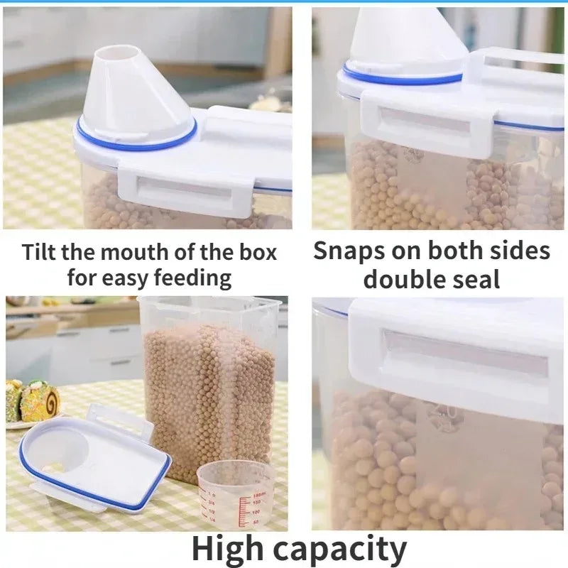 Airtight Pet Food Container with Scoop