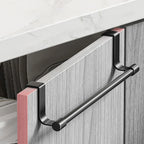 Over-Door Stainless Steel Towel Rack