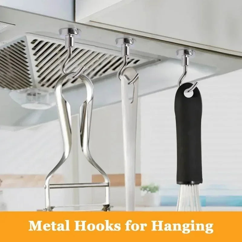 Magnetic Utility Storage Hooks, Multi-Purpose