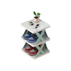 Space-Saving Stackable Shoe Rack