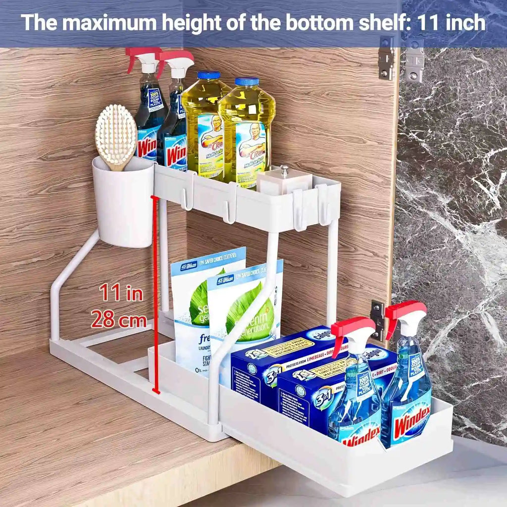 Under-Sink Pull-Out Storage Organizer