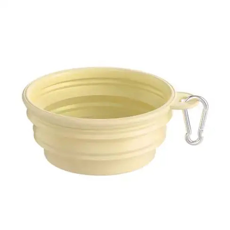 Collapsible Travel Pet Bowl for Dogs & Cats