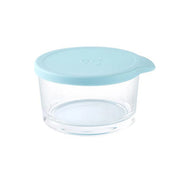 Round Glass Food Storage Containers, Set of 4