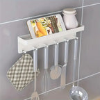 Entryway Key & Mail Organizer with Hooks