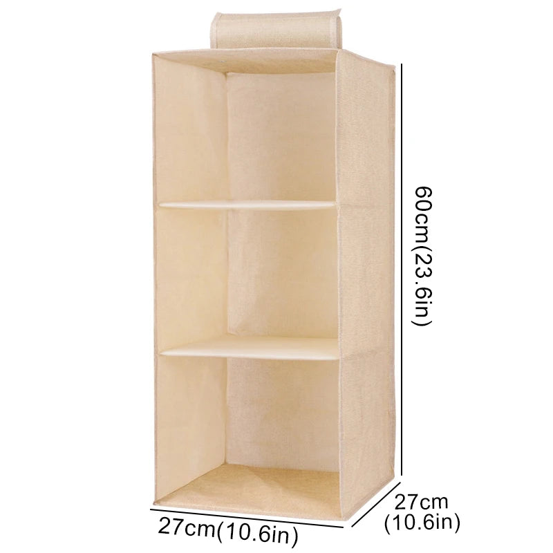 Hanging Closet Organizer for Wardrobe Storage