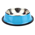 Stainless Steel Pet Feeding Bowl Set