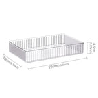 Clear Drawer Organizer Trays for Bathroom Vanity