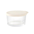 Round Glass Food Storage Containers, Set of 4