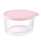 Round Glass Food Storage Containers, Set of 4