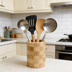 Bamboo Kitchen Utensil Holder