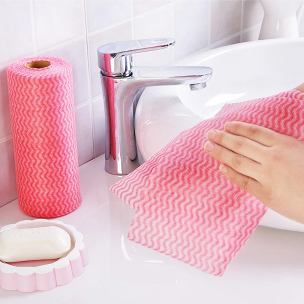 Reusable Paper Towel Roll, Washable Cleaning Cloths