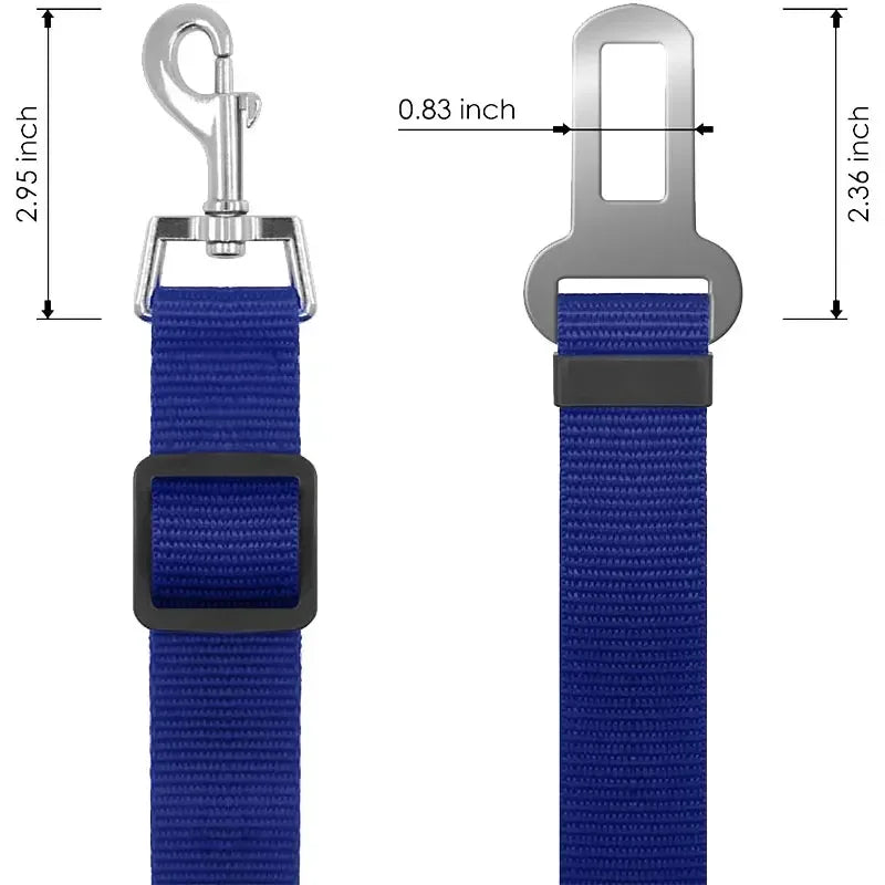 Adjustable Pet Car Seatbelt Harness