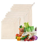 Reusable Cotton Mesh Produce Bags
