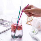 Stainless Steel Reusable Straws with Cleaning Brush