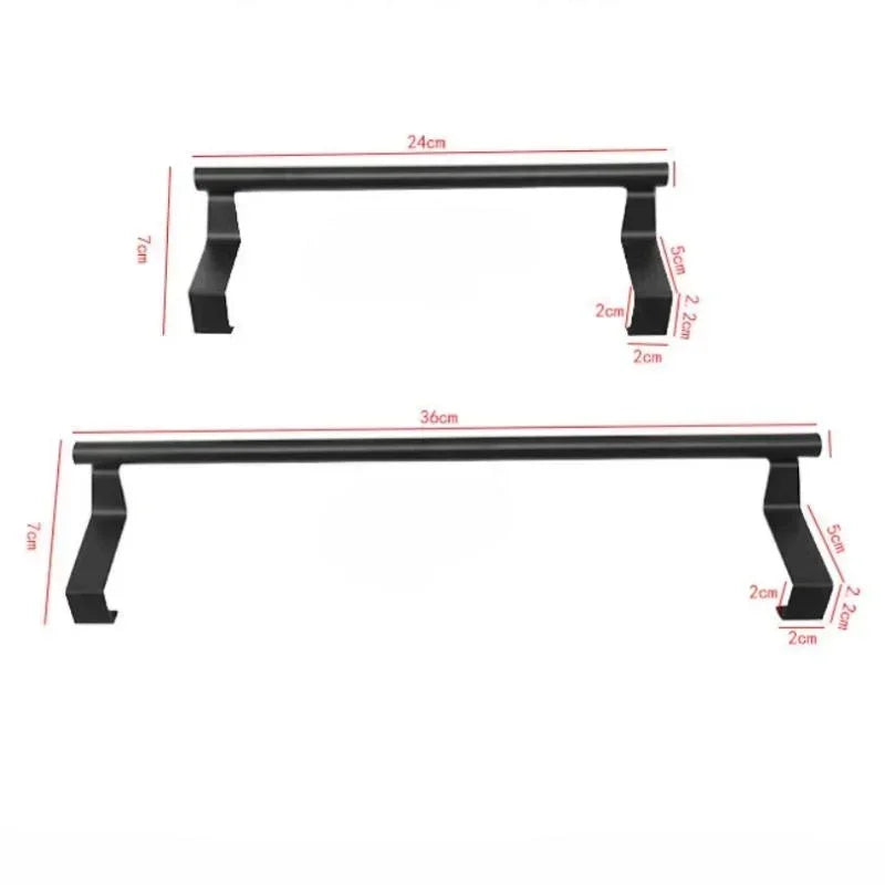 Over-the-Door Towel Rack, No-Drill
