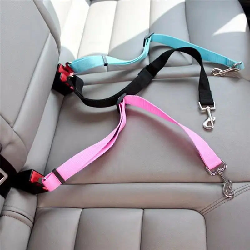 Adjustable Pet Car Seatbelt Harness