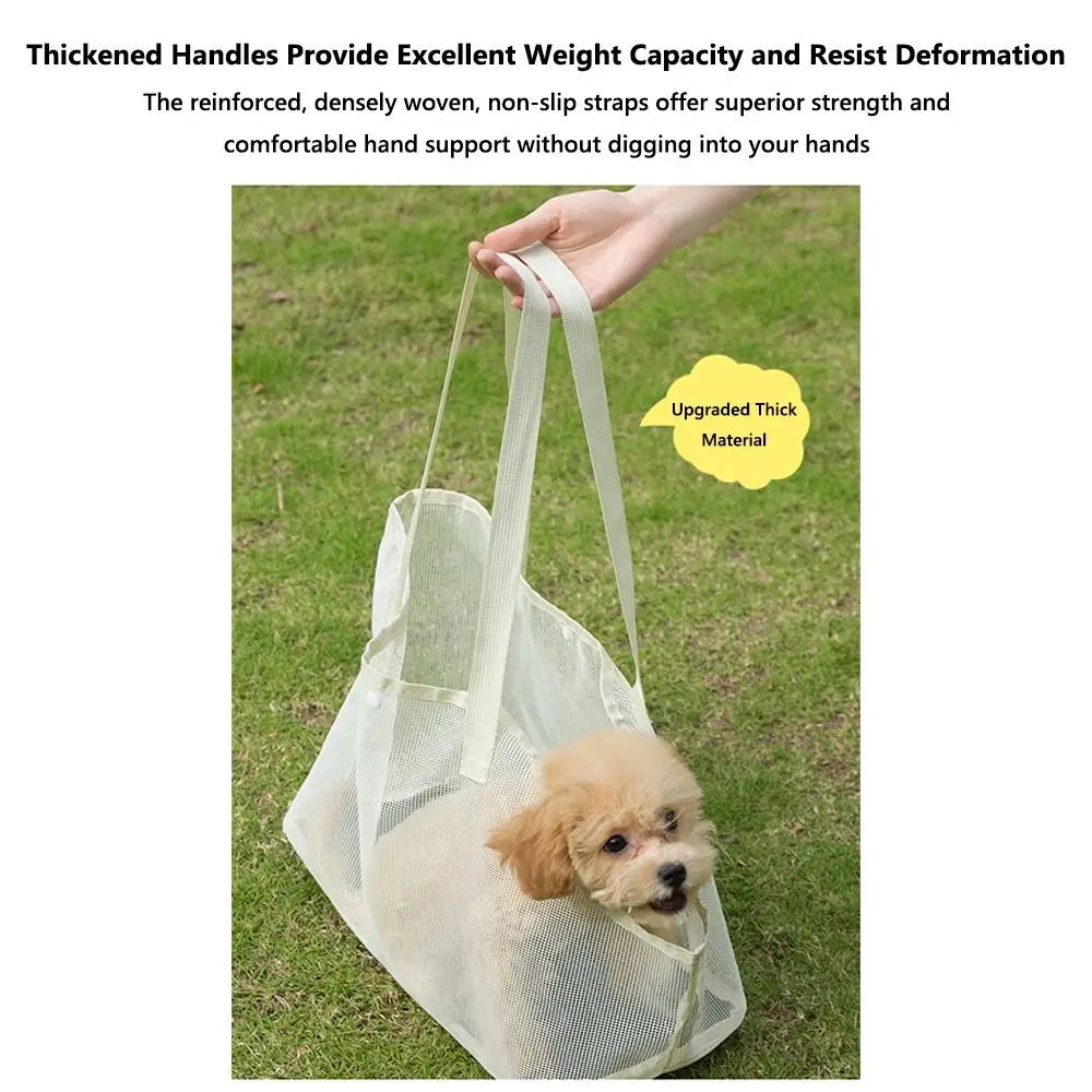 Collapsible Mesh Pet Carrier Bag