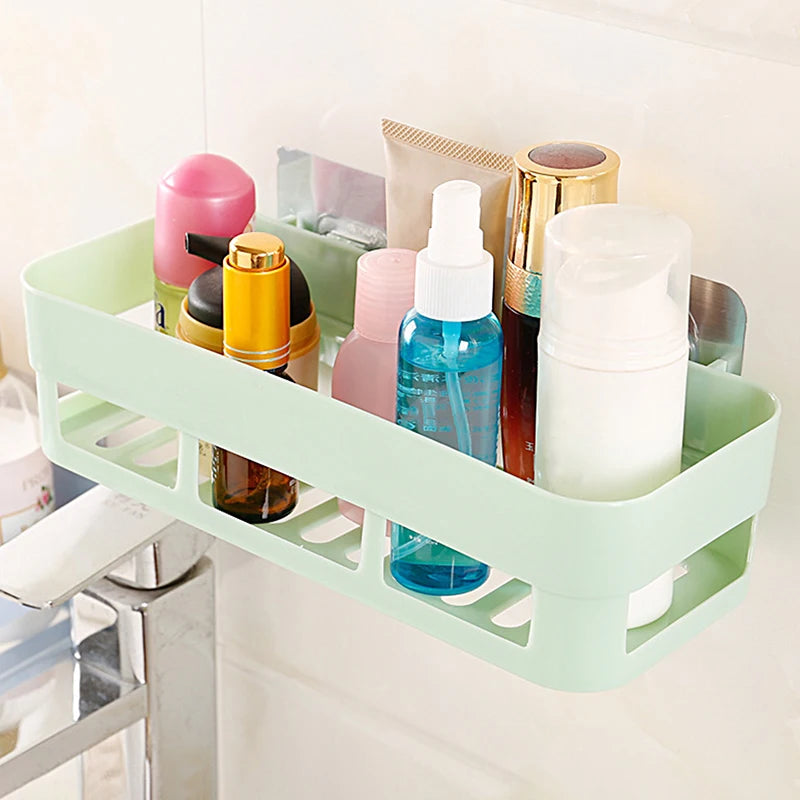 Corner Shower Caddy, No-Drill Adhesive Mount