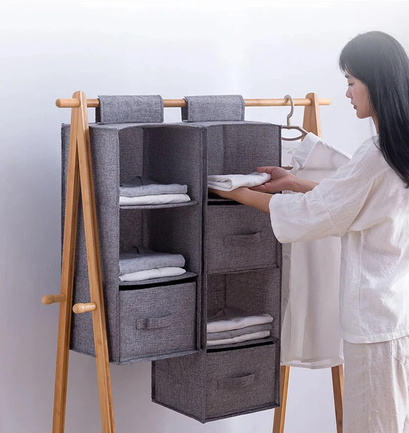 Hanging Closet Organizer for Wardrobe Storage