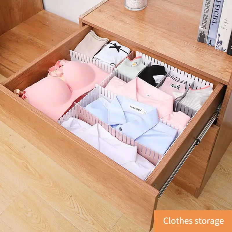 Adjustable Closet Shelf Dividers, Set of 4