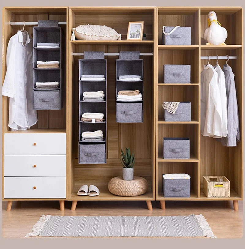 Hanging Closet Organizer for Wardrobe Storage