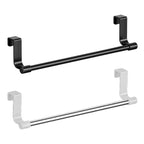 Over-Door Stainless Steel Towel Rack
