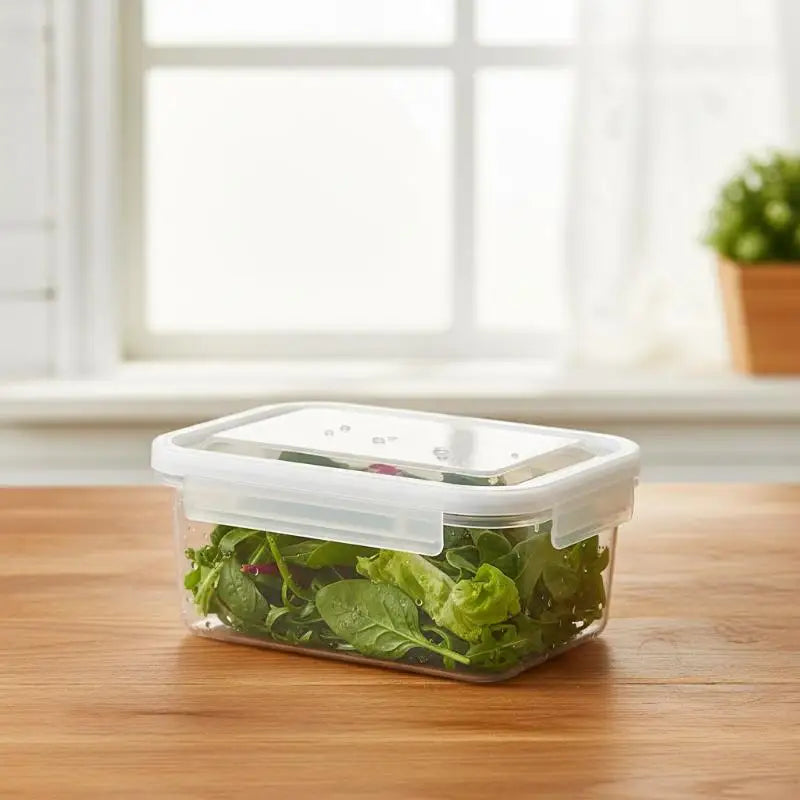 Refrigerator Storage Bins with Lids
