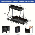 Under-Sink Pull-Out Storage Organizer