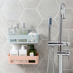 Corner Shower Caddy, No-Drill Adhesive Mount