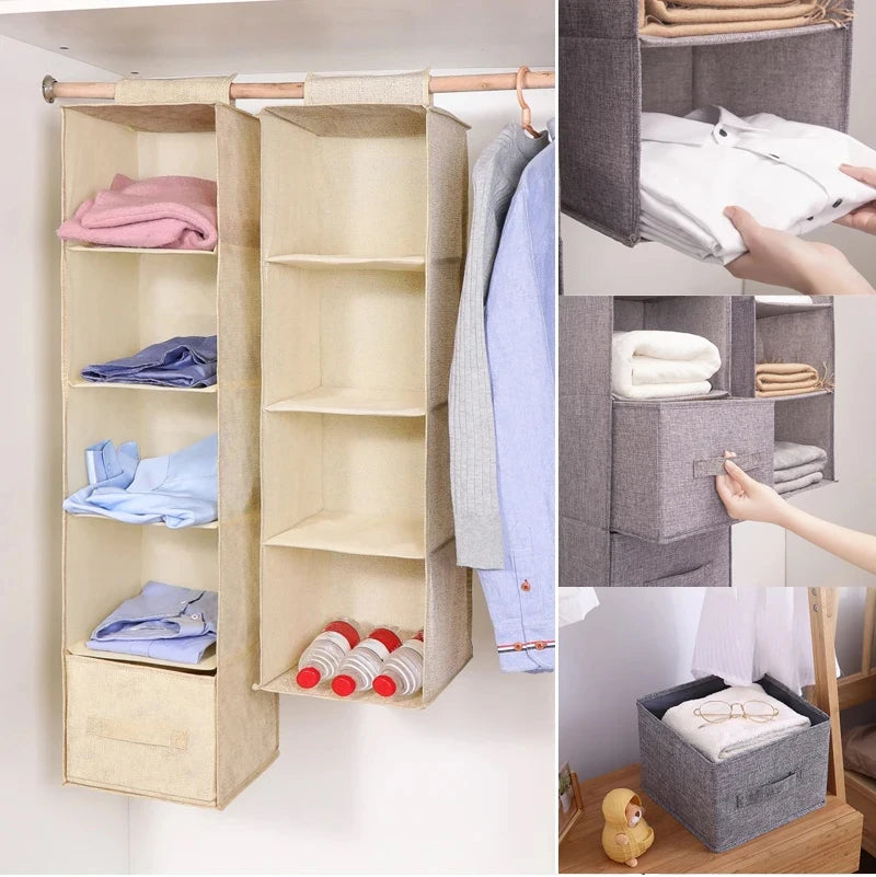 Hanging Closet Organizer for Wardrobe Storage