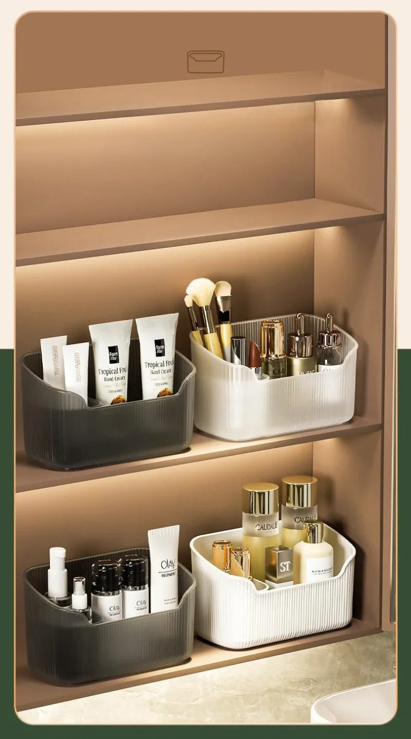 Mirrored Cabinet Makeup & Cosmetics Organizer