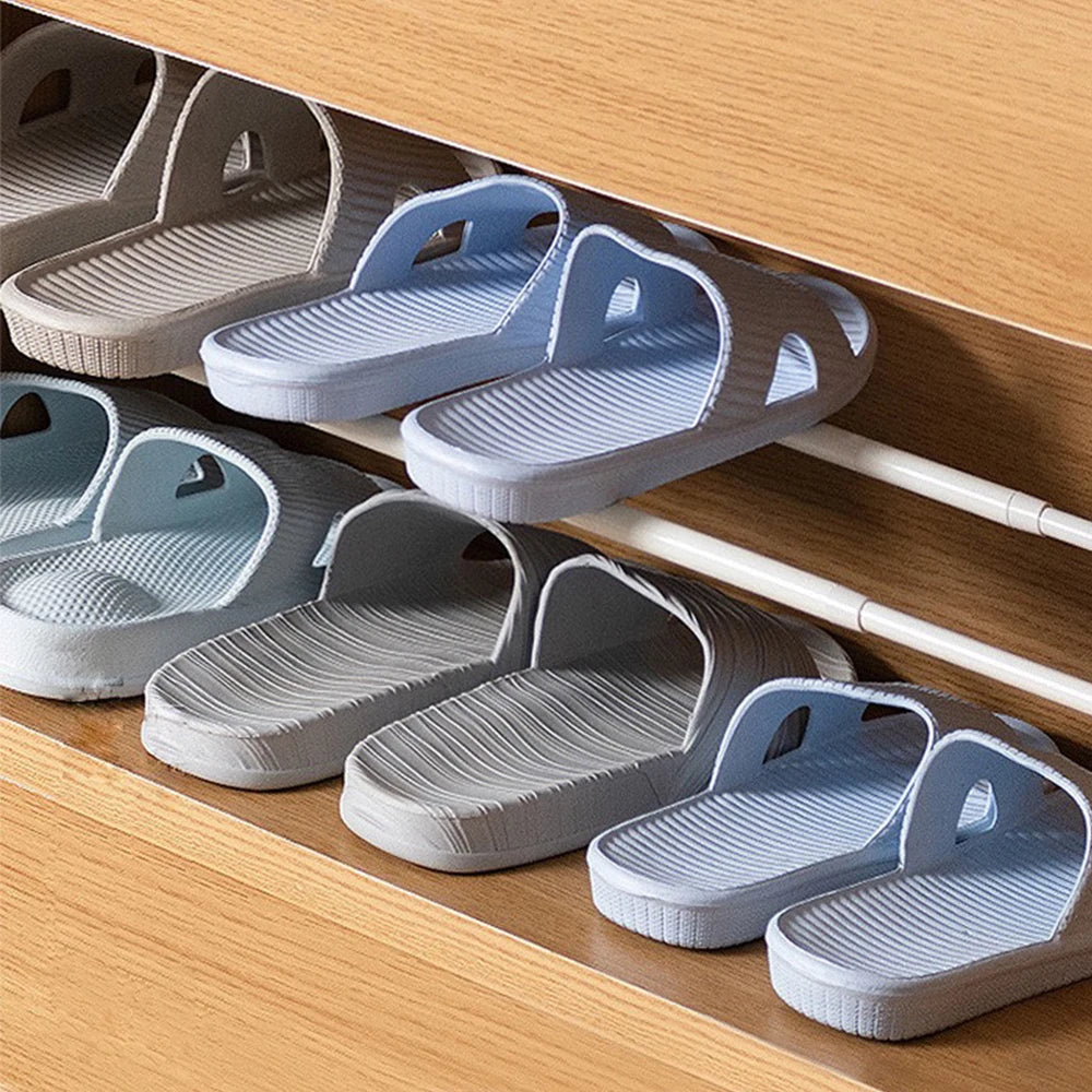 Adjustable Tension Rod Closet Organizer, Set of 3