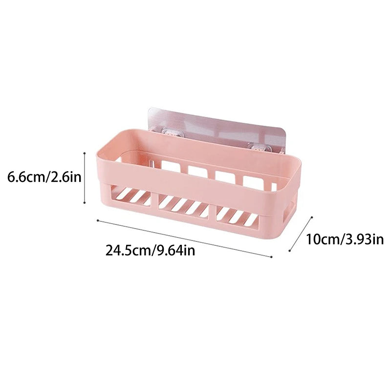 Corner Shower Caddy, No-Drill Adhesive Mount
