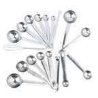 Stainless Steel Measuring Cups & Spoons Set